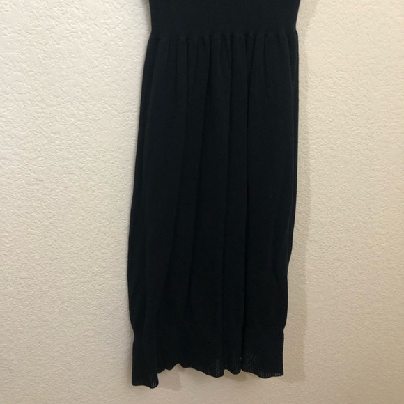 BANANA REPUBLIC Womens XS V-Neck Black Knit Dress LBD NWOT Lined - Picture 14 of 16